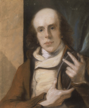 John Flaxman, c.1796 (pastel on paper laid on canvas)