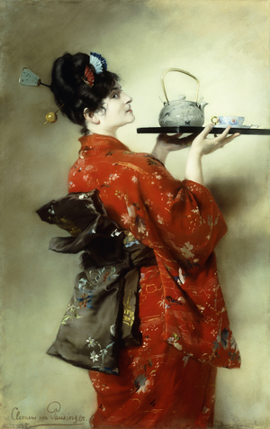 The Japanese Lady; La Japonaise, 1888 (pastel)