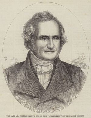 The Late Mr William Spence, One of the Vice-Presidents of the Royal Society (engraving)
