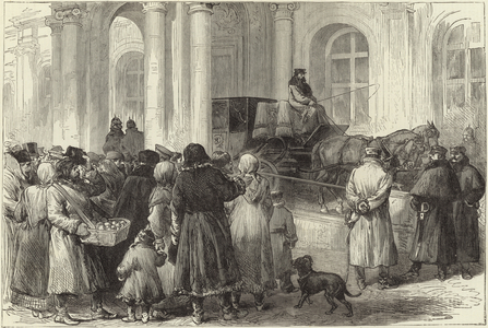 Entrance to the Winter Palace (engraving)