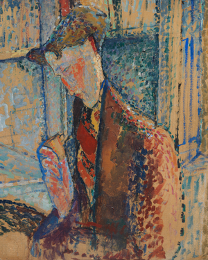 Reverie (Study for the Portrait of Frank Burty Haviland), 1914 (oil and graphite on cardboard)