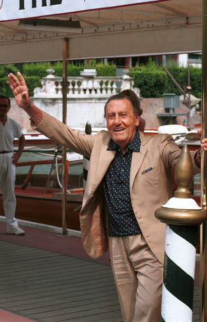 Venice, 58. International Film Festival, the Actor Alberto Sordi, 2001 (photo)