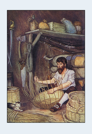 Robinson Crusoe, 1914 (lithograph)