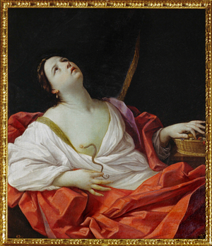 Pharaoh Cleopatra VII (painting on canvas)