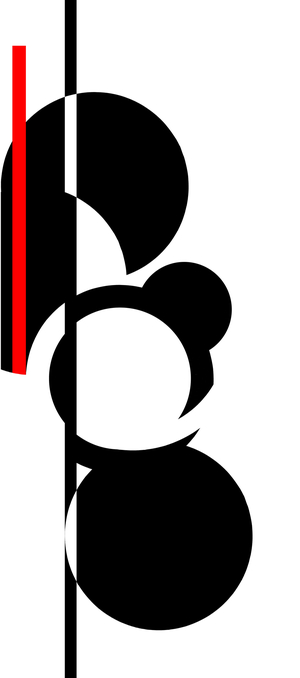 Treble Clef, 2016 (screenprint)