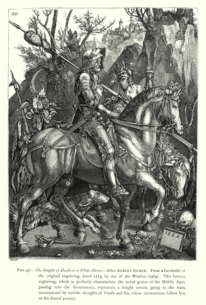 The Knight of Death on a White Horse (engraving)