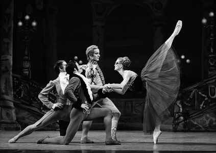Birmingham Royal Ballet (formerly Sadler's Wells Royal Ballet). 'The Lady and the Fool' (b/w photo)