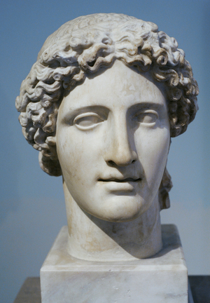 Apollo (Kassel type), 2nd century A,C, Bust, Roman copy