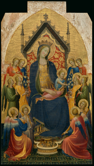 Madonna and Child with Musical Angels, c.1410 (Tempera and gold leaf on panel)