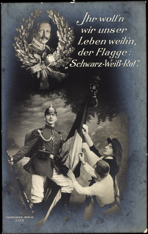 Kaiser Wilhelm II, Black White Red, Patriotic