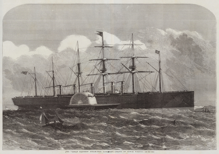 The "Great Eastern" Steam-Ship, 22,500 Tons (engraving)