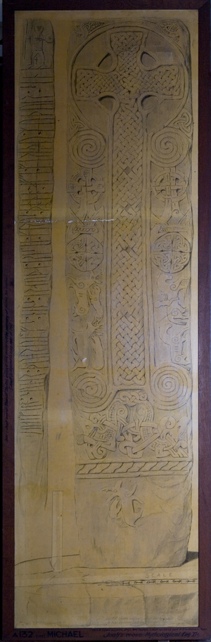 Joalf's Cross Slab, c.1906 (ink on paper)