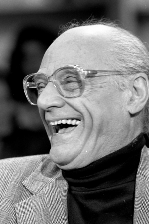 Arthur Miller, 1988 (b/w photo)