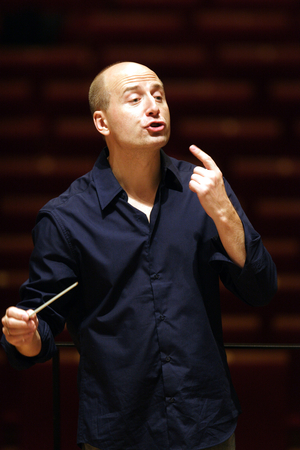 Paavo Jarvi, Paris, October 2006. Estonian conductor b. 30 December 1962.