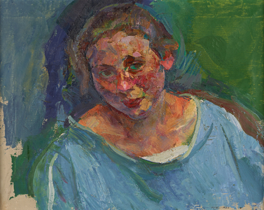 Portrait of  Hilde Stühler-Herzmansky, 1922 (oil on canvas) (