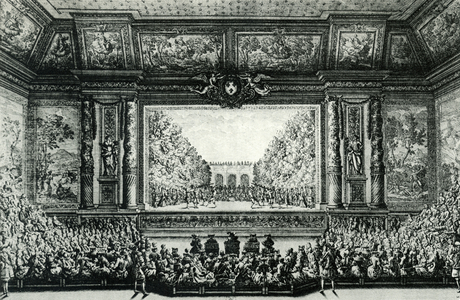 Jean Baptiste Lully 's opera ' Fêtes de l'Amour et de Bacchus ' performed at Versailles in 1678