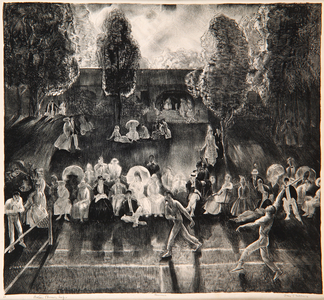 Tennis, 1920 (litho)