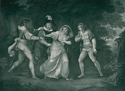 Shakespeare: The Two Gentlemen Of Verona, Act V, Scene 3 (litho)
