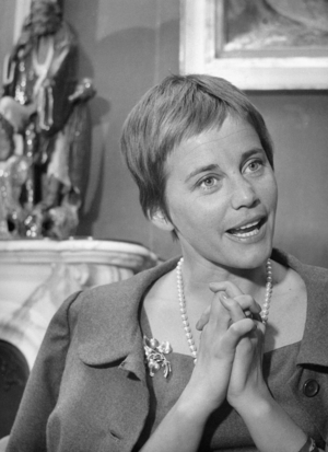 Maria Schell  (b/w photo)