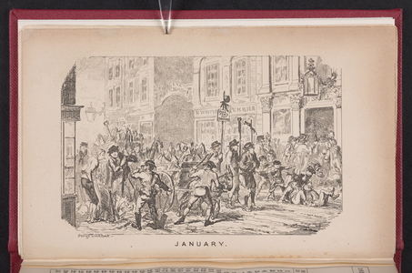 January from The Comic Almanack, 1835 (print)