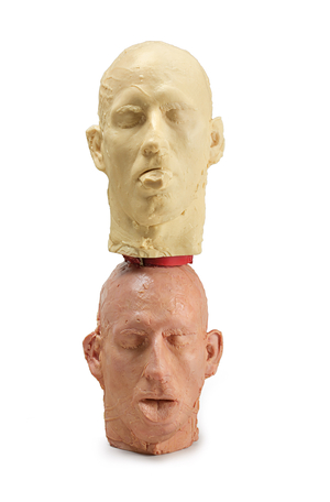 Andrew Head/Andrew Head, Stacked, 1990 (wax)