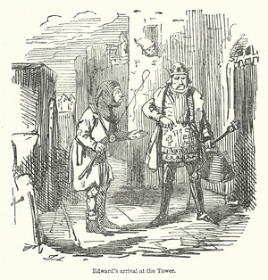 Edward's Arrival at the Tower (engraving)