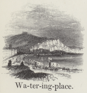 Watering place (engraving)