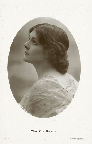 Lily Brayton, English actress and singer (b/w photo)