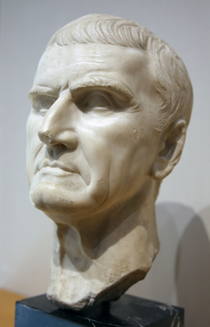 Bust of Marcus Licinius Crassus (marble)