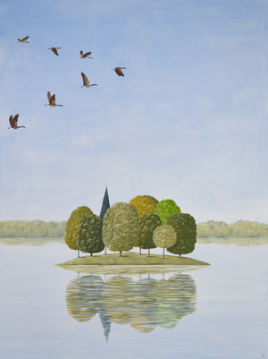 Homeward Bound, 2021 (oil on linen)