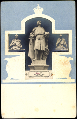 Embossed Statue of Otto 4 with the Arrow, Droiseke