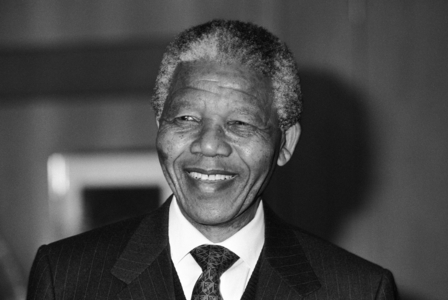 Visit of Nelson Mandela in Bonn, 1990 (photo)