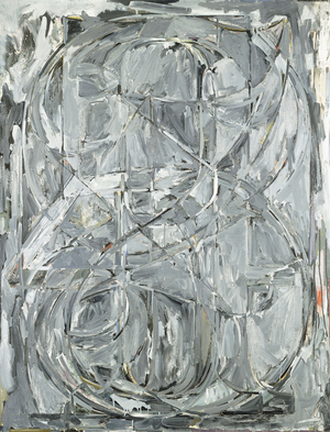 0 Through 9, 1961 (oil on canvas)