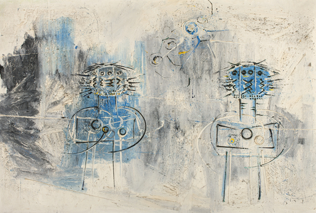 Personaggi su bianco, 1956
