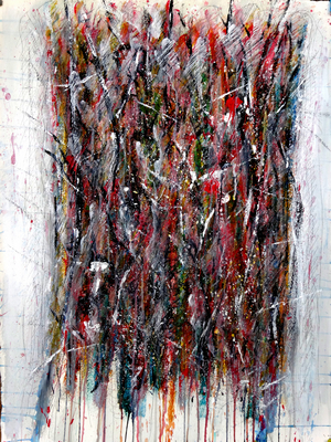 Pinus ponderosa, 9 (acrylic on paper)