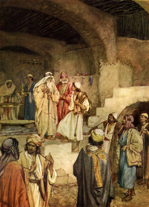 Samuel anointing David. - Bible