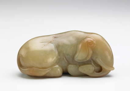 Elephant, 12th-13th century (jade)