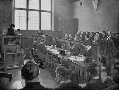 A Coroner's Inquest (b/w photo)