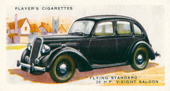 Motor Cars, c 1935: "Flying Standard" 20 HPV-Eight Saloon (colour litho)