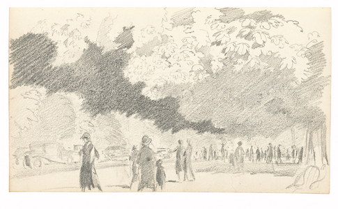 Page from a sketchbook, 1928-30 (pencil, watercolour & gouache on paper)