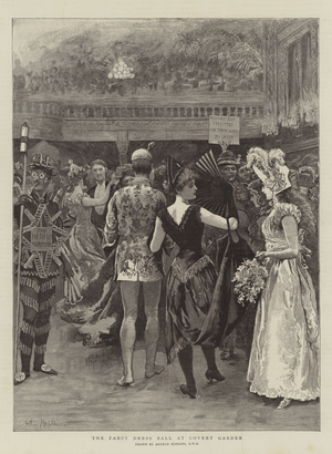 The Fancy Dress Ball at Covent Garden (engraving)