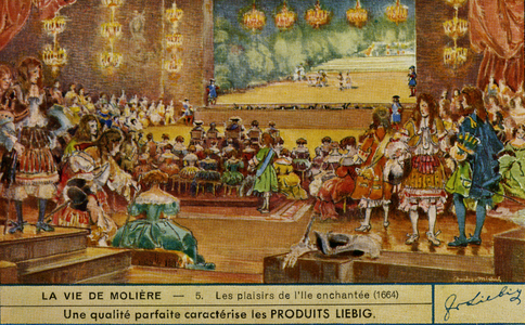 The Pleasures of the Enchanted Island-programme of festivities organised at Versailles by Louis XIV (chromo)