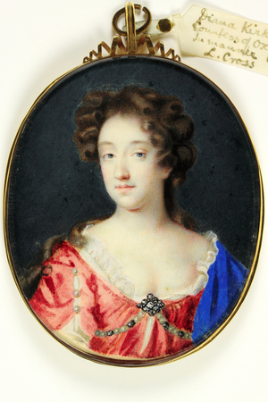 Diana Kirke, Countess of Oxford (w/c on vellum)
