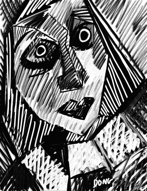 Coal woman, 2006 (computer graphics)