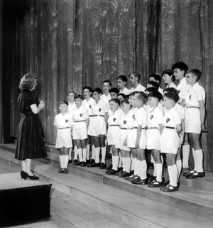 Children Choir June 26, 1952 (b/w photo)
