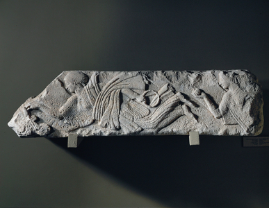 Block with relief of Nike, goddess of victory (relief)