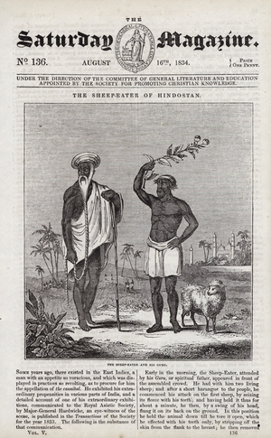 The sheep-eater of Hindostan (engraving)