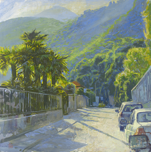 Cannero Riviera, 2011 (oil on panel)
