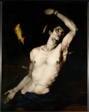 Saint Sebastian (painting on canvas)