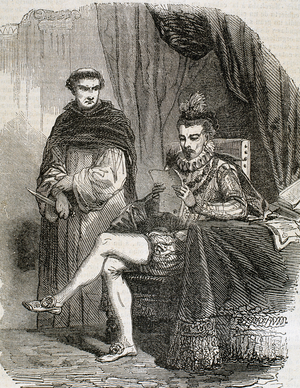 Henry III of France with his murderer